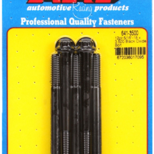 "5/16""-18 x 3.500 12pt black oxide bolts" (5pcs)