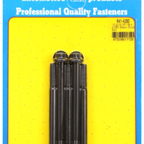 "5/16""-18 x 4.250 12pt black oxide bolts" (5pcs)