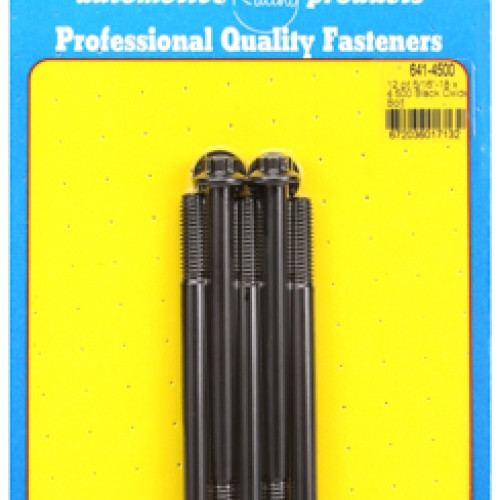 "5/16""-18 x 4.500 12pt black oxide bolts" (5pcs)