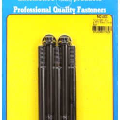   "3/8""-16 x 4.500 12pt black oxide bolts" (5pcs)