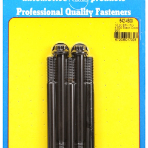 "3/8""-16 x 4.500 12pt black oxide bolts" (5pcs)