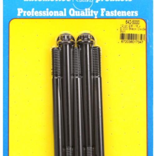 "3/8""-16 x 5.000 12pt black oxide bolts" (5pcs)
