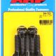 "3/8""-16 x 1.500 12pt 7/16 wrenching black oxide bolts"5pcs