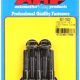"5/16""-18 X 1.500 hex black oxide bolts" (5pcs)