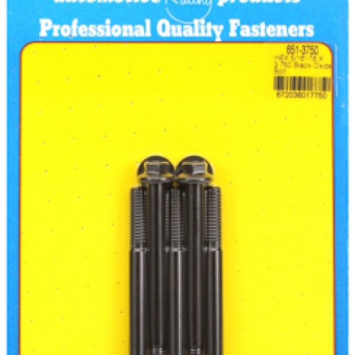 "5/16""-18 X 3.750 hex black oxide bolts" (5pcs)