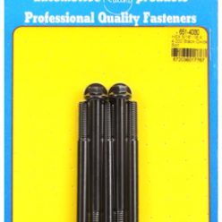   "5/16""-18 X 4.000 hex black oxide bolts" (5pcs)