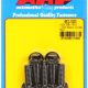 "3/8""-16 X 1.000 hex black oxide bolts" (5pcs)