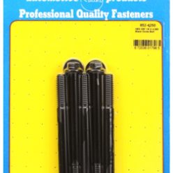   "3/8""-16 X 4.250 hex black oxide bolts" (5pcs)