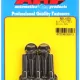 M8 x 1.25 x 30 hex black oxide bolts (5pcs)