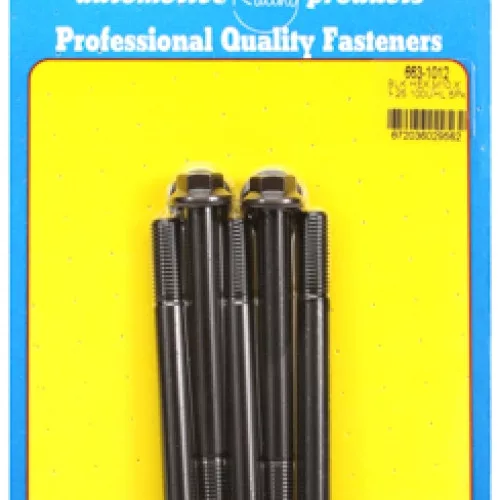 M10 x 1.25 x 100 hex black oxide bolts (5pcs)