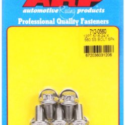 "5/16""-24 x  .560 12pt SS bolts" (5pcs)
