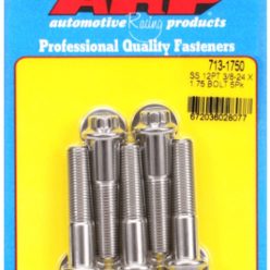 "3/8""-24 x 1.750 12pt SS bolts" (5pcs)