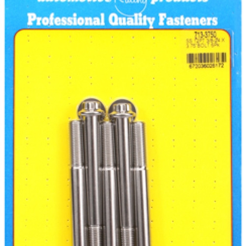 "3/8""-24 x 3.750 12pt SS bolts" (5pcs)