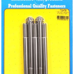 "3/8""-24 x 4.750 12pt SS bolts" (5pcs)