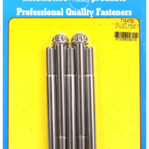"3/8""-24 x 4.750 12pt SS bolts" (5pcs)