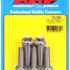 "3/8""-24 x 1.250 12pt 7/16 wrenching SS bolts" (5pcs)