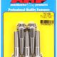 "3/8""-24 x 1.750 12pt 7/16 wrenching SS bolts" (5pcs)