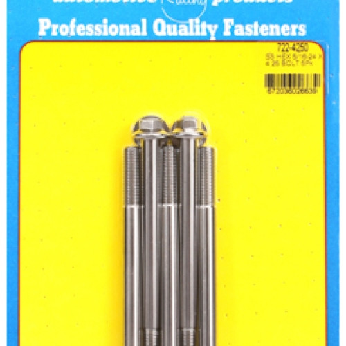 "5/16""-24 x 4.250 hex SS bolts" (5pcs)