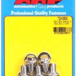 "3/8""-24 x  .500 hex SS bolts" (5pcs)