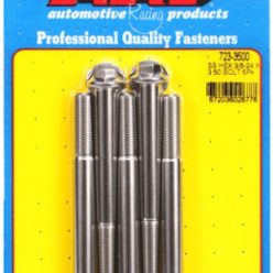 "3/8""-24 x 3.500 hex SS bolts" (5pcs)