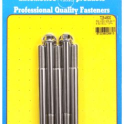 "3/8""-24 x 4.500 hex SS bolts" (5pcs)