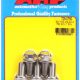 "3/8""-24 x  .750 hex 7/16 wrenching SS bolts" (5pcs)