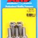 "3/8""-24 x 1.000 hex 7/16 wrenching SS bolts" (5pcs)