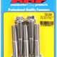 "3/8""-24 x 2.250 hex 7/16 wrenching SS bolts" (5pcs)