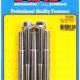 "3/8""-24 x 3.250 hex 7/16 wrenching SS bolts" (5pcs)