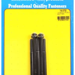   "1/4""-28 x 3.750 12pt black oxide bolts" (5pcs)