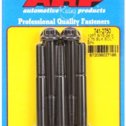   "5/16""-24 x 2.750 12pt black oxide bolts" (5pcs)