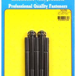   "3/8""-24 x 3.750 12pt black oxide bolts" (5pcs)