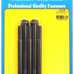   "3/8""-24 x 4.750 12pt black oxide bolts" (5pcs)