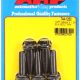 "3/8""-24 x 1.250 12pt 7/16 wrenching black oxide bolts"5pcs