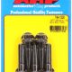 "3/8""-24 x 1.500 12pt 7/16 wrenching black oxide bolts"5pcs