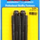 "3/8""-24 x 3.250 12pt 7/16 wrenching black oxide bolts"5pcs