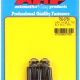 "1/4""-28 x .750 hex black oxide bolts" (5pcs)