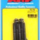 "1/4""-28 x 1.750 hex black oxide bolts" (5pcs)