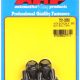 "5/16""-24 x .560 hex black oxide bolts" (5pcs)