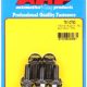 "5/16""-24 x .750 hex black oxide bolts" (5pcs)
