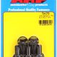 "3/8""-24 x  .750 hex 7/16 wrenching black oxide bolts" 5pcs
