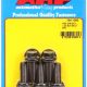 "3/8""-24 x 1.000 hex 7/16 wrenching black oxide bolts" 5pcs