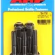 "3/8""-24 x 1.750 hex 7/16 wrenching black oxide bolts" 5pcs