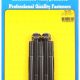 "3/8""-24 x 3.750 hex 7/16 wrenching black oxide bolts" 5pcs