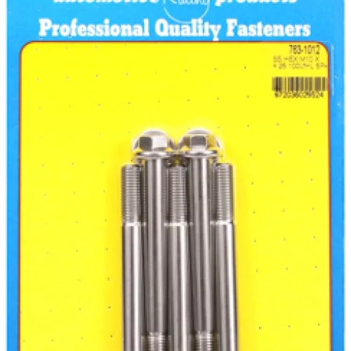 M10 x 1.25 x 100 hex SS bolts (5pcs)