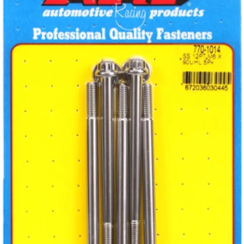 M6 x 1.00 x 90  12pt SS bolts (5pcs)