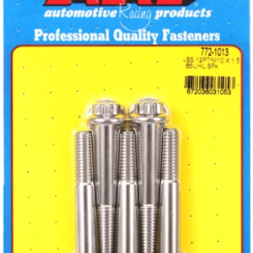 M10 x 1.50 x 65  12pt SS bolts (5pcs)