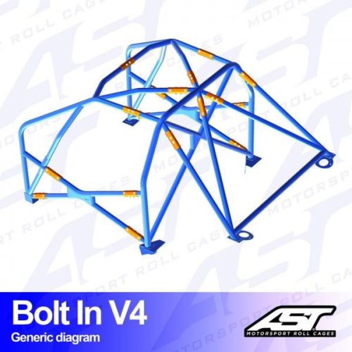 Roll Cage AUDI A1 (8X) 3-doors Hatchback FWD BOLT IN V4