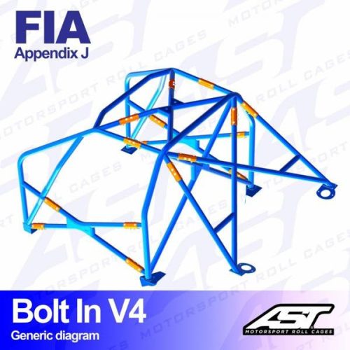 Roll Cage BMW (E10) 2002 Coupe 2-doors BOLT IN V4