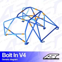   Bukóketrec BMW (E36) 3-Series 5 ajtós Touring RWD – csavarozható (bolt-in), V4